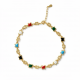 RG-8136 925 Silver Gold Anklet