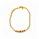 RG-8140 925 Silver Gold Anklet