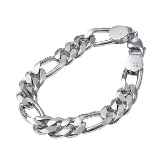 925 Silver CZ Mens Bracelet