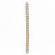 925 Silver Two Tone Mens Bracelet