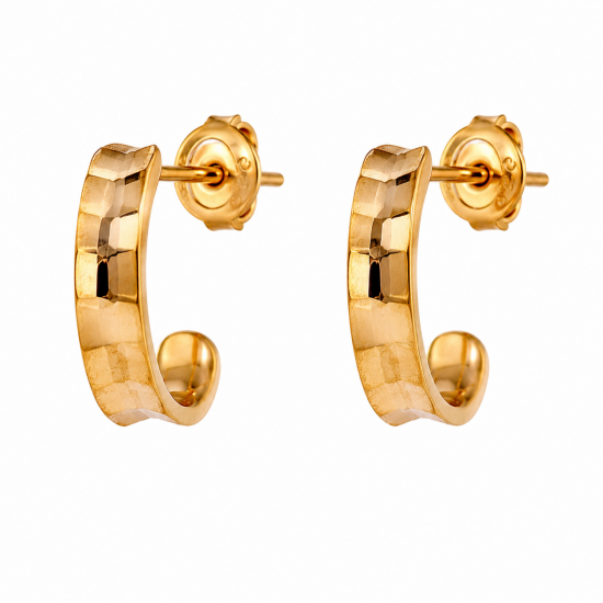 925 Silver Rose Gold Plated Earrings RG-7840