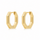925 Silver Gold Plated Earrings RG-7871