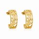 925 Silver Gold Plated Earrings RG-7876