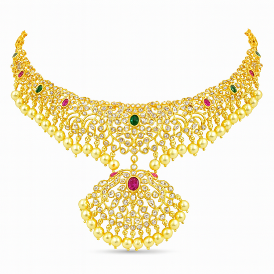 RG-2087 classic silver necklace jewellery