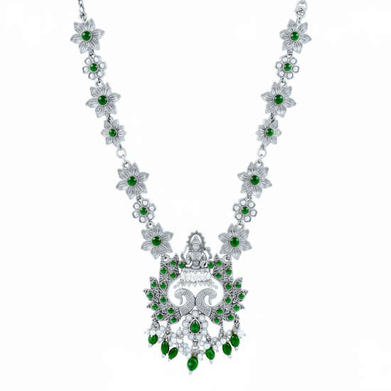 RG-2484 designer silver necklace jewellery