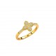 RG -7688 925 Silver Women Gold Plated Silver Ring