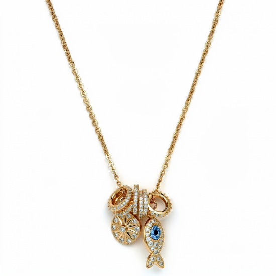RG-2276 contemporary silver mala jewellery