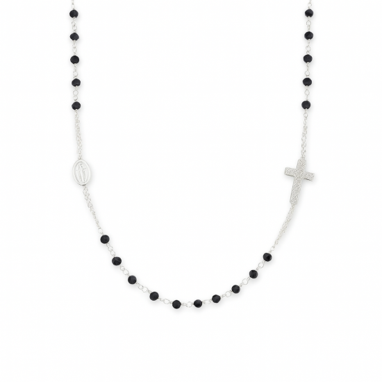 RG-2304 classic silver mala jewellery