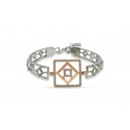 Existencia Rose Gold Square Classic Bracelet EJ-2520-23