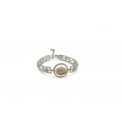 Existencia Rose Gold Round Charm Bracelet EJ-2544-49
