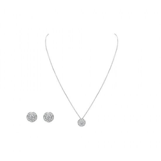 buy 925 silver necklace set EJ-33011-15 online from www.existenciajewels.in