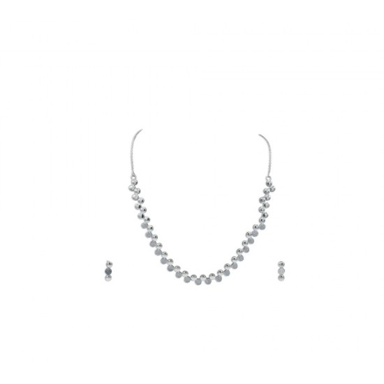 buy 925 silver necklace set EJ-3324-26 online from www.existenciajewels.in