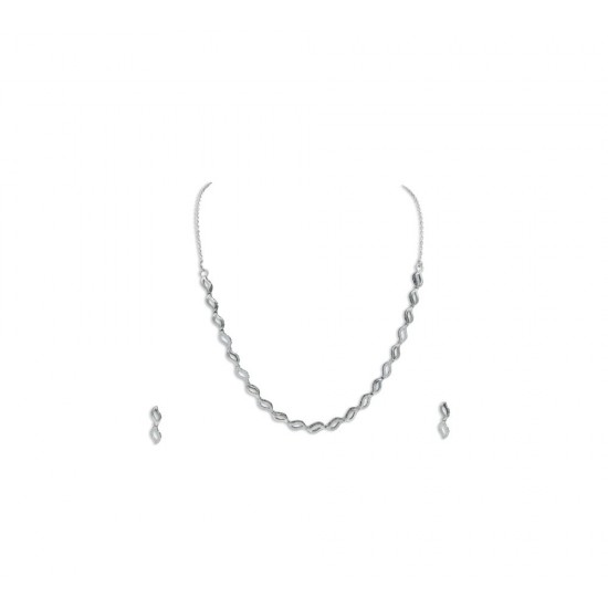 buy 925 silver necklace set EJ-3328-31 online from www.existenciajewels.in