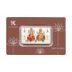 buy kundan 100 gram lakshmi ganeshaji colour silver bar 999.9 purity existenciajewels.in
