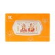 buy kundan 50 gram stylized lakshmi ganeshaji colour silver bar 999.9 purity existenciajewels.in