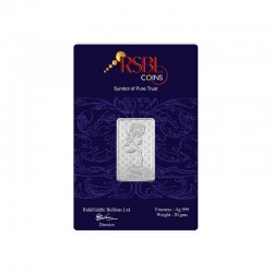 RSBL 20 gram Silver Bar in 999 purity / fineness