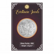 Existencia Jewels 10 gram Trimurti Silver coin in 999 purity / fineness