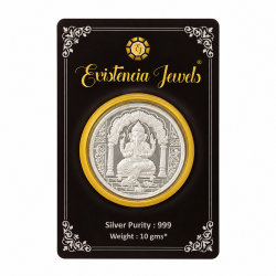 Existencia Jewels 10 gram Ganeshji Silver coin in 999 purity / fineness