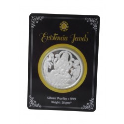 Existencia Jewels 20 gram Lakshmiji Silver Coin in 999 purity / fineness