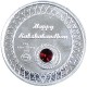  Existencia Jewels 10 gram Raksha Bandhan Silver Colour Coin D-2 in 999 Purity / Fineness