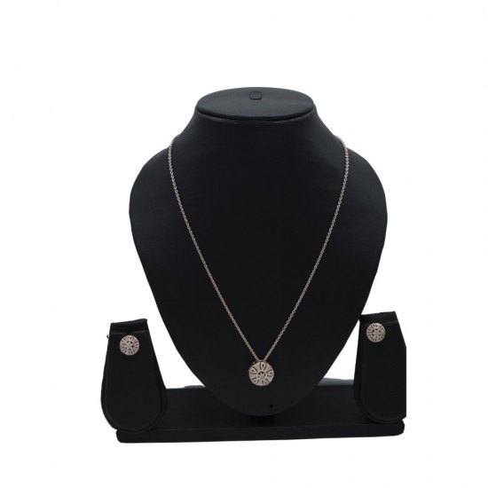 buy 925 silver necklace set EJ-3397-99 online from www.existenciajewels.in