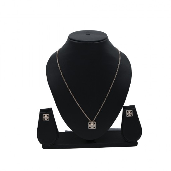 buy 925 silver necklace set EJ-3400-02 online from www.existenciajewels.in