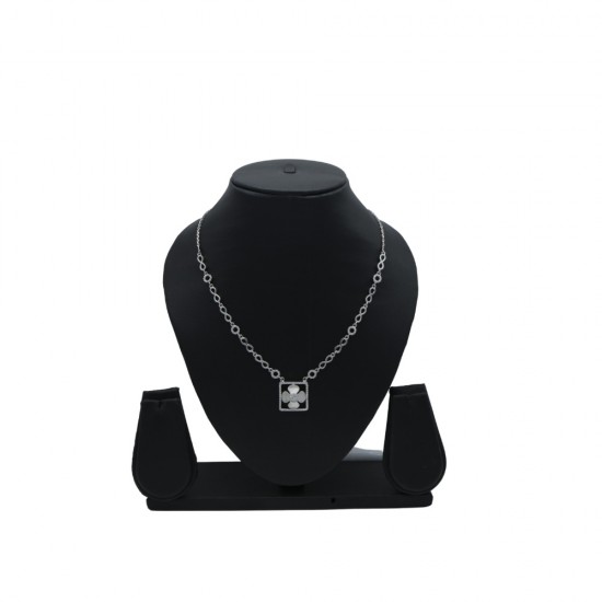 buy 925 silver necklace set EJ-3285-86 online from www.existenciajewels.in