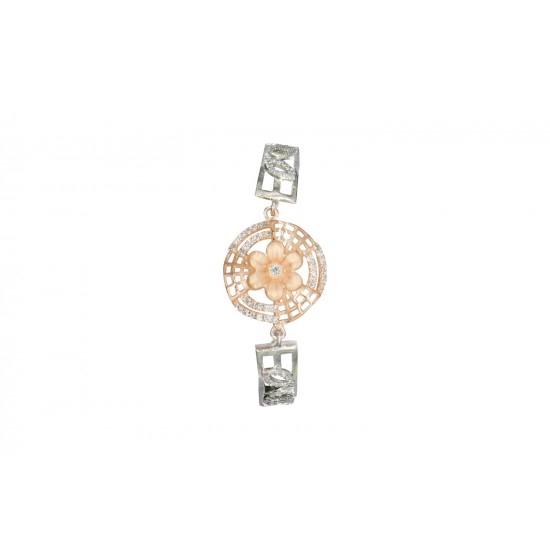 Existencia Rose Gold Circle flower Bracelet EJ-2513-18