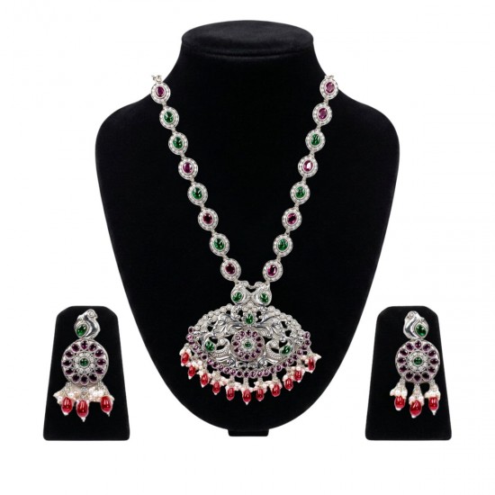 RG-2475 925 sterling silver necklace jewellery set