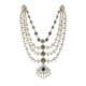 RG-2221 luxury silver necklace set