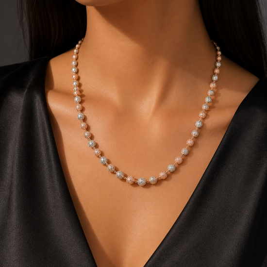 RG-2261 premium silver mala jewellery
