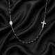 RG-2304 classic silver mala jewellery
