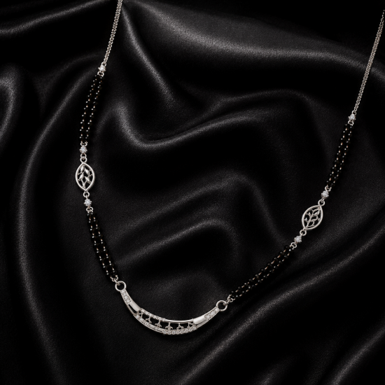 RG-2418 stylish silver mala jewellery