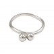 RG -7579 925 Silver Women Silver Ball Ring