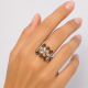 RG -7620 925 Silver Women Color Stone Silver Ring