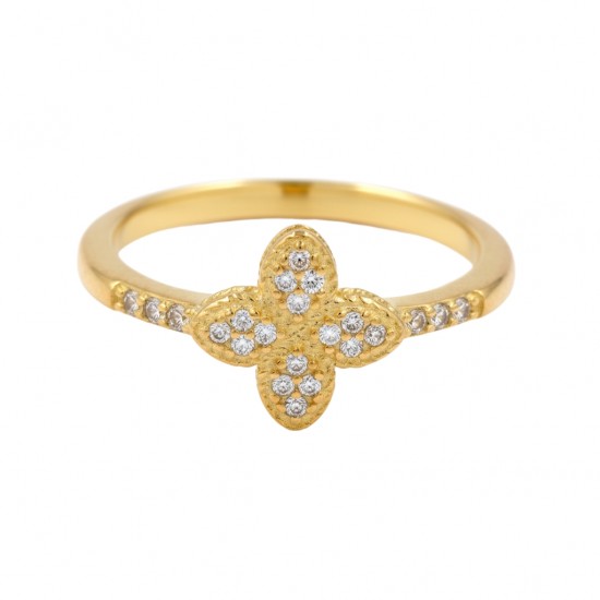 RG -7688 925 Silver Women Gold Plated Silver Ring