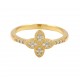 RG -7688 925 Silver Women Gold Plated Silver Ring