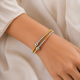 RG-8082 Gold Silver Bracelet in 925 Silver