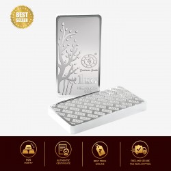 Existencia Jewels 1 kg Silver Bar in 999 Purity / Fineness