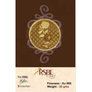 RSBL 20 gram Gold Coin in 995 fineness 24kt purity